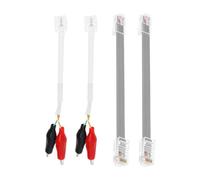 Be In Your Mind 2 set di cavi di ricambio per tester di cavi di rete LAN, 16 cm, filo di prova per linea telefonica con clip a coccodrillo RJ11 RJ45 spina