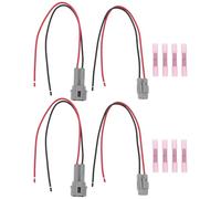 Be In Your Mind 2 set di connettori femmina e maschio precablati a 2 pin 6180-2321 compatibili con Sumitomo Compatibile con Suzuki MT090