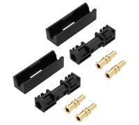 Be In Your Mind 2 set di connettori per cavi in fibra ottica compatibili con BMW, compatibili con Mercedes, compatibili con Audi 2, connettore 30,6 x 9,4 mm + 4 teste in rame da 14,4 x 4,2 mm