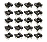 Be In Your Mind 20 Pezzi Adattatori Per Presa Chip IC DIP Rotondi A 8 Pin Placcati Oro Passo 2,54mm Presa IC Diritta Per 8 Prese IC DIP OP-AMP Per NE5532 Burr Brown LM Di Grado Audio
