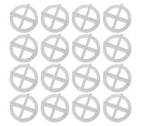 Be In Your Mind 200 pezzi 2 mm riutilizzabili Cross Tile livellamento sistema distanziatore di plastica clip rimovibili piastrelle strumenti per la spaziatura di pavimenti piastrelle parete bianco