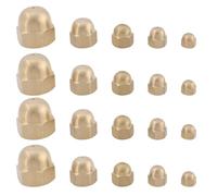 Be In Your Mind 20x Dadi Esagonali Dadi A Cupola Dadi Esagonali Decorativi In Ottone Per Riparazioni Domestiche Elementi Di Fissaggio Per Attrezzature Industriali Viti Bulloni Tappo (M3 M4 M5 M6 M8)