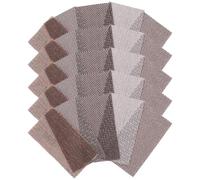 Be In Your Mind 25 Pezzi Carta Vetrata Netta 70x125mm Abrasivo Rete Grana P80/Grana P120/grana P150/Grana P180/Grana P240 Con 5 Pezzi Ciascuno Compatibile con Mirka Handy Levigatrice
