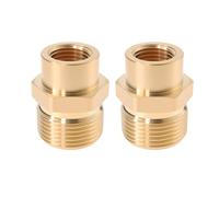 Be In Your Mind 2pcs Rondella di Pressione Connettore G1/4 "Femmina a M22x1.5 Maschio Adattatore Ottone per Idropulitrice