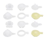 Be In Your Mind 2Sets Car Windshield Wiper Linkage Bush 215tt12 Ln85 Kit Bracci di Collegamento del Motore del Tergicristallo Bianco E Giallo