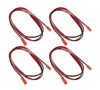 Be In Your Mind 4 cavi di prolunga JST a 2 pin maschio a femmina, compatibile con modelli RC auto retrofit radio controllo 22AWG 100 cm