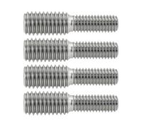 Be In Your Mind 4 Pezzi M6 A M8 Vite Prigioniera Filettata A Doppia Estremità Bullone Da 30 Mm Bulloni A Barra In Acciaio Inossidabile 304 Adattatore Riduttore Filettato Bullone (M6xM8x30mm)