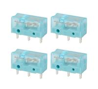 Be In Your Mind 4 Pezzi Microinterruttori per Pulsanti del Mouse V2 Interruttori per Mouse 9 Milioni di Cicli Forza di Rilascio 25gf Microinterruttori Compatibile con Logitech Mouse Blu