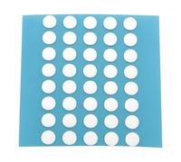Be In Your Mind 40 pattini per mouse in PTFE, 6 x 0,8 mm, arrotondati, lisci, riducono l'attrito tra mouse e tappetino, adatti per videogiochi, ufficio e tutti i giorni, colore: bianco