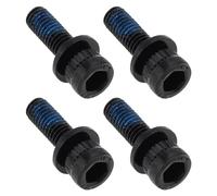 Be In Your Mind 4Pcs Bulloni Pinza Freno MTB M6x18mm Per Bici Bulloni Adattatori Pinza Freno A Disco Idraulico Per Bici Compatibile Con Shimano Bici Lunghezza Totale 25mm Nero