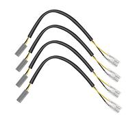Be In Your Mind 4x Adattatori Per Cablaggio Indicatori Di Direzione Compatibili Con Adattatore Spina Yamaha Cavo Adattatore Per Indicatori Di Direzione Moto Ca. 22,5 Cm/8,86 Pollici