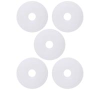 Be In Your Mind 5 Pezzi Guarnizione In Silicone Bianco Base Valvola Di Scarico WC Rondelle Trasparenti OE AH0007100R Compatible Con Roca Valvole Di Scarico Doppie 68x16mm