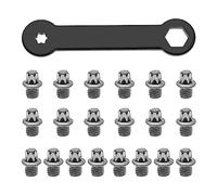 Be In Your Mind 50 Pz Viti Per Pedali Bici Con Chiave Torx Bulloni Per Pedali Per Bicicletta Vite Pedali Bici Anti Skid Nails Accessori Bici M4x4.4mm Acciaio
