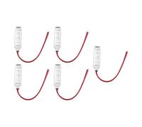 Be In Your Mind 5pcs 4 Pin Mini RGB RGBW LED Regolatore di Dimming 3 Tasti Luminosità Regolabile Dimmer di Luce 12V a 24V Adatto per Strisce Luminose RGB