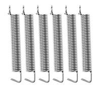 Be In Your Mind 6PCS Chitarra Silenziosa Tremolo Bridge Springs Compatibile con Floyd Rose ST/Stratocaster Style Chitarra Elettrica Strumenti Musicali Accessori Argento