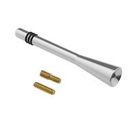 Be In Your Mind Antenna radio per auto da 80 mm, piccola antenna FM AM per tetto con viti M5 e M5 a M6 in lega di alluminio antenna decorativa di ricambio per auto