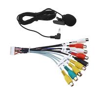 Be In Your Mind Cablaggio RCA 20 Pin Adattatore Stereo Ingresso/Uscita - Cavo di Estensione Accessori Auto 18.5cm/7.28inch PVC
