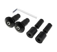 Be In Your Mind Coppia Di Kit Copri Tappi Terminali Manubrio Moto Da 22mm Con Bulloni Tubi Di Espansione Chiave Esagonale Nera Universale Per Barre Da 7/8 Pollici Moto