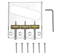 Be In Your Mind Ponte vintage per chitarra elettrica, ponte a 3 sellette compensate, posacenere compatibile con pickup a ponte per chitarra elettrica stile Tele, oro