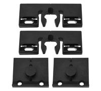 Be In Your Mind Set di 2 chiavistelli per porte del balcone Schuco, compatibili con set di fermi per porta del balcone Schuco 253655 254617 98050401, in plastica, nero, 74 mm x 29,5 mm