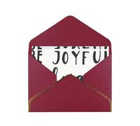 Be Joyful Calligraphy Biglietti vuoti con buste, biglietti singoli con buste, inviare ad un caro amico