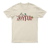 Be Joyful Christmas Holiday T-Shirt Unisex Regalo Retrò Divertente Donna...