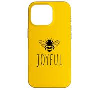 Be Joyful - Messaggio minimalista ispiratore Pun Bee Lover Custodia per iPhone 16 Pro