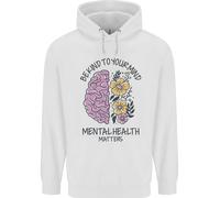 Be Kind Al Tuo Mind Salute Mentale Bambini Felpa con Cappuccio