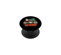 Be Kind and Rewind - Cassetta VHS retrò anni '80 e '90, nostalgia PopSockets PopGrip Adesivo