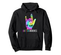 Be Kind ASL Love Sign Language Hand Autism Awareness T-Shirt Felpa con Cappuccio