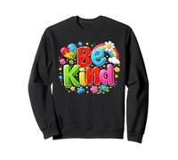 Be Kind Autism Awareness - Rainbow Puzzle Awareness Kids Felpa