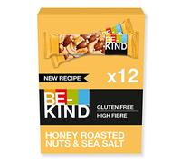 BE-KIND Barretta al Gusto di Mandorle Tostate, Miele e Sale Marino, Snack senza Glutine, 1 Confezione x 12 Barrette da 40 g
