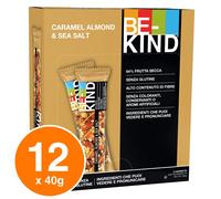 Be-Kind Barrette Energetiche Caramello Mandorle Frutta Secca Sale Marino 12x 40g