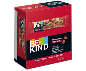 BE-KIND Barrette Noci Pecan e Sale Marino Maple Glazed da 12 x 40gr (480gr)