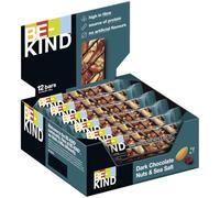BE-KIND Dark Chocolate Nuts & Seasalt, 6 x 12 x 40 g, barretta di cioccolato, barretta I senza glutine
