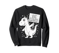Be Kind Dinosaur Cute Anti-Bullying Kindness Felpa