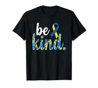 Be Kind Down Syndrome Awareness Maglietta
