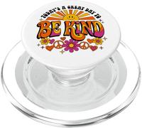 Be Kind Groovy Retro Sunshine Cute Kindness Teacher PopSockets PopGrip per MagSafe