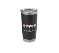 Be Kind hearts Kindness and Compassion cute be kind Bicchiere termico in acciaio inox doppia parete