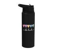 Be Kind hearts Kindness and Compassion cute be kind Stainless Steel Insulated Water Bottle