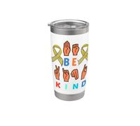 Be Kind I Survived So Can You Matter Uomini Donne Ragazzo Ragazza Amore Bicchiere termico in acciaio inox doppia parete