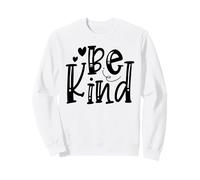Be Kind I'm Kind Hearts Graphic Citazione per incoraggiamento Felpa