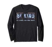 Be Kind It's Really Not That Hard Positive Inspiration Citazione Maglia a Manica