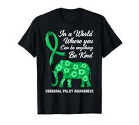 Be Kind - Nastro Verde per la consapevolezza della sindrome da paralisi cerebrale Maglietta