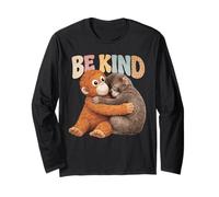 Be Kind - Peluche Adorabile a Forma di scimmietta Che abbraccia Maglia a Manica