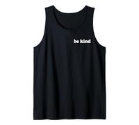 Be Kind Positive Back Stampa Messaggio a Persona Dietro Love Canotta