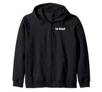 Be Kind Positive Back Stampa Messaggio a Persona Dietro Love Felpa con Cappuccio