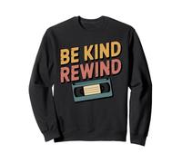 Be Kind Rewind Retro Anni '80 '90 VHS Nostalgia Felpa