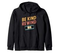 Be Kind Rewind Retro Anni '80 '90 VHS Nostalgia Felpa con Cappuccio