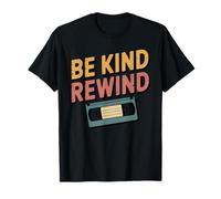 Be Kind Rewind Retro Anni '80 '90 VHS Nostalgia Maglietta